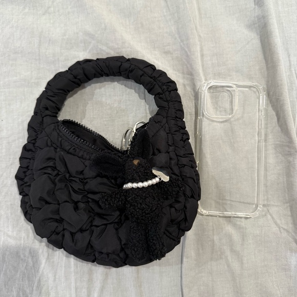COS Quilted Micro Bag - Black - Picture 4 of 9
